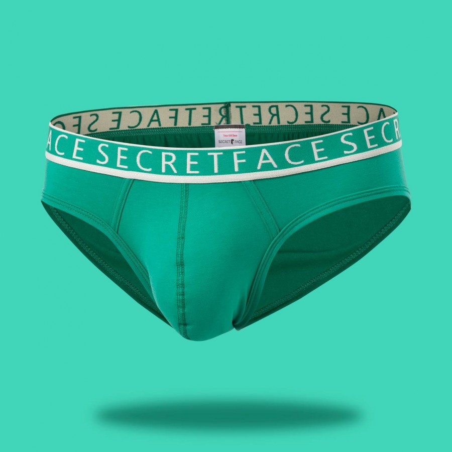 Secret Face Luxury Mens Briefs - MULTI CONTRAST - 5 Pack Secret Face Luxury Mens Briefs - MULTI CONTRAST - 5 Pack