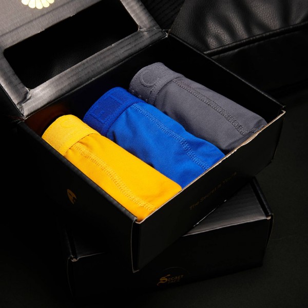 Secret Face Junior Boy Trunks Solid - 3 Pack
