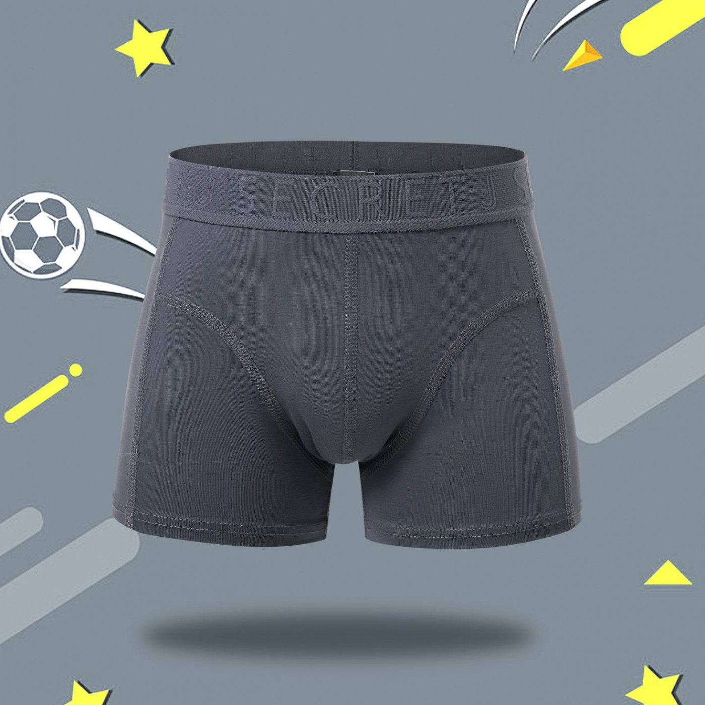 Secret Face Junior Boy Trunks Solid - 3 Pack