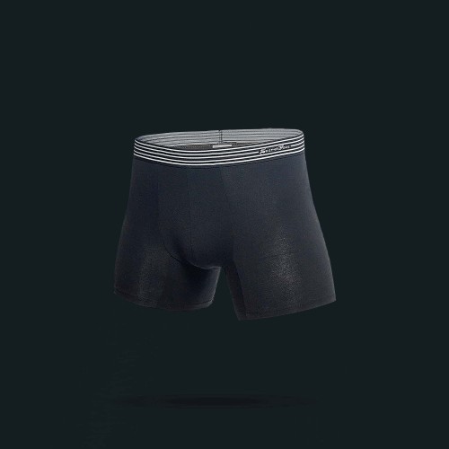 Mens Trunk- No Chafe Fitted Fashion Underwear- Onyx